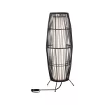 PAULMANN Oprawa ogrodowa Plug & Shine KOSZ BOHO 600mm 8W 3000K 800lm IP44 24V brązowy / metal tworzywo sztuczne