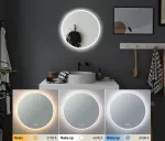 PAULMANN Lustro łazienkowe MIRRA LED 21W DIM 1580lm 2700/4000/6500K 600mm IP44 230V biały