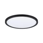 PAULMANN Plafoniera ATRIA SHINE LED Backlight 16W 1600lm okrągła 293mm 3000K 230V czarny matowy / tworzywo sztuczne