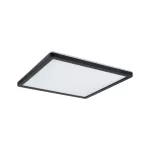 PAULMANN Plafoniera ATRIA SHINE LED Backlight 16W 1600lm 293x293mm 3000K 230V czarny matowy / tworzywo sztuczne
