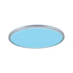 PAULMANN Plafoniera ATRIA SHINE LED Backlight DIM RGBW 20W 2200lm okrągła 420mm 230V chrom matowy / tworzywo sztuczne