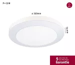 PAULMANN Plafoniera CIRCULA 14W 3000K IP44 230V biały / tworzywo sztuczne