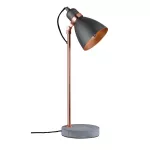 PAULMANN Neordic Orm Lampa stołowa max. 1x20W E27 230V Szary/Miedziany Metal/Beton