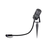PAULMANN Reflektor ogrodowy Plug & Shine RADON 11W 1200lm IP65 3000K 24V szary/ aluminium