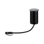 PAULMANN Oprawa dogruntowa Plug & Shine FLOOR 11W 82mm IP67 3000K 24V szary/ aluminium