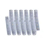 PAULMANN MaxLED 500 Stripe 2,5m Warmweiß IP44 Protective Cover 2700K 15W 24V Silber