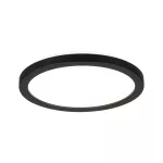 PAULMANN Plafoniera ATRIA SHINE LED Backlight 11.2W 850lm okrągła 190mm 3000K 230V czarny matowy / tworzywo sztuczne