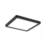 PAULMANN Plafoniera ATRIA SHINE LED Backlight 11.2W 900lm 190x190mm 3000K 230V czarny matowy / tworzywo sztuczne