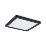PAULMANN Plafoniera ATRIA SHINE LED Backlight 11.2W 900lm 190x190mm 3000K 230V czarny matowy / tworzywo sztuczne