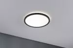 PAULMANN Plafoniera ATRIA SHINE LED Backlight 16W 1600lm okrągła 293mm 4000K 230V czarny matowy / tworzywo sztuczne