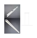 PAULMANN Lampa wisząca LENTO LED DIM 42W 1800lm 2700K 230V biały / aluminium