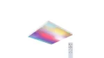 PAULMANN Plafoniera VELORA LED RGBW DIM Rainbow 19W 1690lm + pilot 450x450mm 3000-6500K 230V biały / metal