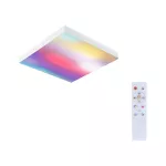PAULMANN Plafoniera VELORA LED RGBW DIM Rainbow 31W 2820lm + pilot 595x595mm 3000-6500K 230V biały / metal