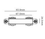 PAULMANN Łącznik do systemu ProRail3 I czarny 230V metal / tworzywo sztuczne