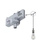 PAULMANN Adapter do opraw zwieszanych systemu ProRail3 srebrny 230V metal / tworzywo sztuczne