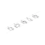 PAULMANN System linkowy zest MacLED 5x4,5W Biały-mat/Chrom 12V DC 60VA twszt 3000K