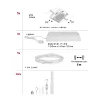 PAULMANN System linkowy zest MacLED 5x4,5W Biały-mat/Chrom 12V DC 60VA twszt 3000K