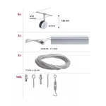 PAULMANN System linkowy ClearLED 5x4W Czarny/Chrom 12VDC tworzywo sztuczne