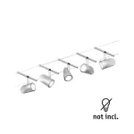 PAULMANN System linkowy DC zest Cup max5x10W Chrom mat/Chrom GU5,3 12V DC 60VA twszt/met