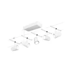 PAULMANN System linkowy DC zest Cup max5x10W Biały mat/Chrom GU5,3 12V DC 60VA twszt/met