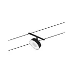PAULMANN System linkowy DC Circle 5W Cz-mat /Chrom 230V/12V DC twszt 3000K