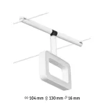 PAULMANN System linkowy DC Frame 4,8W Bi-mat /Chrom 230V/12V DC twszt 3000K