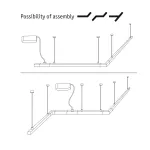 PAULMANN URail Cable zasilanie zwieszane Biały max. 1000W 2000mm 230V metal/twszt