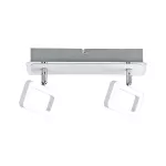 PAULMANN Oprawa ścienno-sufitowa FRAME LED 2x4,5W 2x320lm 3000K 230V biały mat / chrom / metal