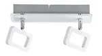 PAULMANN Oprawa ścienno-sufitowa FRAME LED 2x4,5W 2x320lm 3000K 230V biały mat / chrom / metal