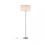 PAULMANN Lampa podłogowa TESSA E27 max.1x60W 1600mm 230V kremowy / szczotkowany metal/ tkanina