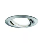 PAULMANN Oprawa do wbudowania NOVA PLUS COIN LED DIM SH Zigbee wychylna zestaw 3x6W 470lm 84mm 2700K-6500K 230V żelazo szczotkowane