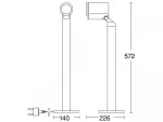 STEINEL Oprawa LED 7.9W Steinel Spot WAY Connect z czujnikiem antracyt