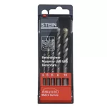 Zestaw wierteł do betonu 4-10 mm ABRABORO