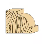Frez promieniowy 25/13,5/r 6,3 ABRABORO - TCT