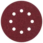 Papier szlifierski 125 mm Wolfcraft - gr. 40, perforowany, na rzep [5 szt.]