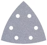Papier szlifierski 95 mm Wolfcraft - gr. 60, perforowany, na rzep - do farby i lakieru [5 szt.]
