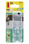 2 brzeszczoty Wolfcraft - uchwyt T, 1-3 mm, cięcia dokładne, blachy