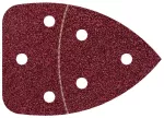 Papier szlifierski 98x139 mm Wolfcraft - gr. 80 perforowany, na rzep [6 szt.]