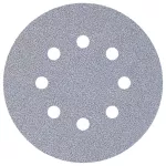 Papier szlifierski 125 mm Wolfcraft - gr. 40, perforowany, na rzep - do farby i lakieru [5 szt.]