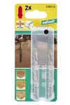 2 brzeszczoty Wolfcraft - uchwyt T, laminat, MDF