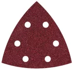 Papier szlifierski 95 mm Wolfcraft - gr. 60/80/120, perforowany, na rzep [15 szt.]