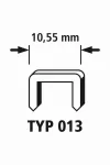 Zszywki szerokie TYP 013/6 Wolfcraft - twarda stal [2000 szt.]