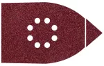 Papier szlifierski 107x142 mm Wolfcraft - gr. 120, perforowany, na rzep [6 szt.]
