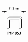 Zszywki szerokie TYP 053/8 Wolfcraft - stal [3000 szt.]