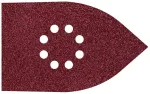 Papier szlifierski 107x175 mm Wolfcraft - gr. 80/120, 240, perforowany, na rzep [10 szt.]