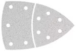 Papier szlifierski 95 mm Wolfcraft - gr. 80, perforowany, na rzep - do farby i lakieru [10 szt.]