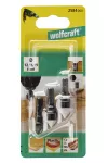 Pogłębiacz 12, 16, 19 mm Wolfcraft - WS, trzpień 6-kąt [3 szt.]