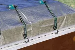 Zacisk taśmowy 4 m/180 kg Wolfcraft - z mech. zapadkowym i hakiem