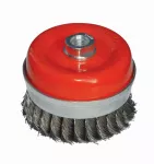 Szczotka doczołowa 100 mm/M14 ABRABORO - drut splatany 0,5 mm