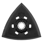 Trójkątny dysk szlifierski (z sytemem mocowania na rzep), SL Wolfcraft, wymiar boku: 95mm. Idealny do pracy w narożnikach- Starlock